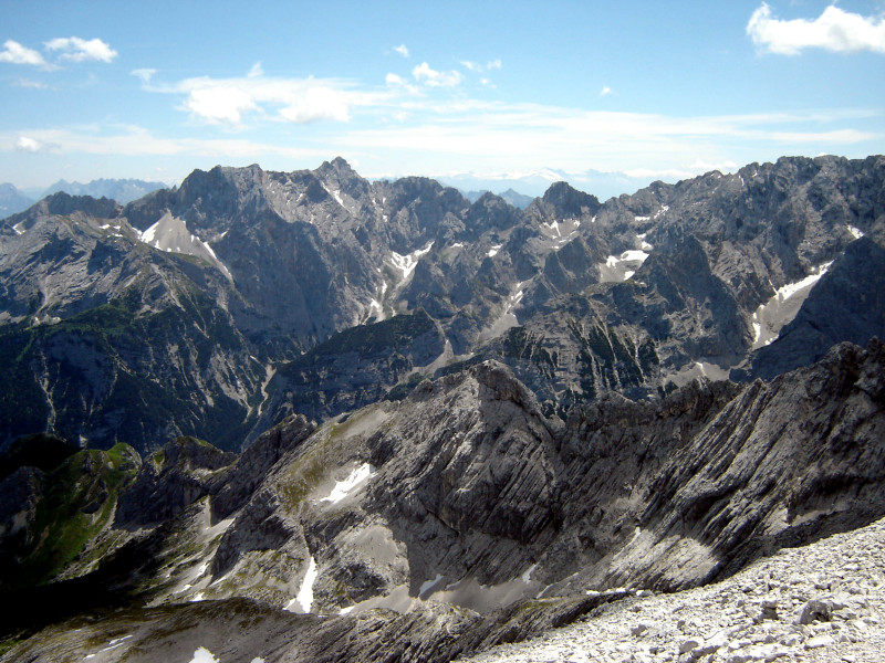 Auf dem Gipfel der Alpspitze, Wetterstein-Gebirge