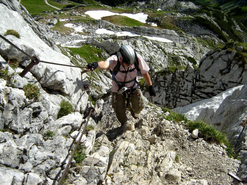 Alpspitz-Ferrata Klettersteig