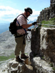 Quergang Boèseekofel-Klettersteig Sella