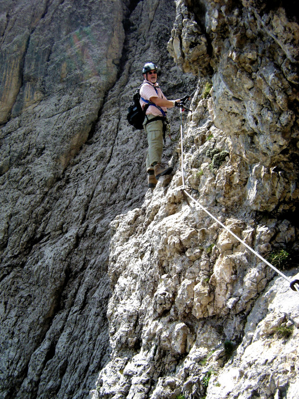 Sella Pisciadù Klettersteig Quergang