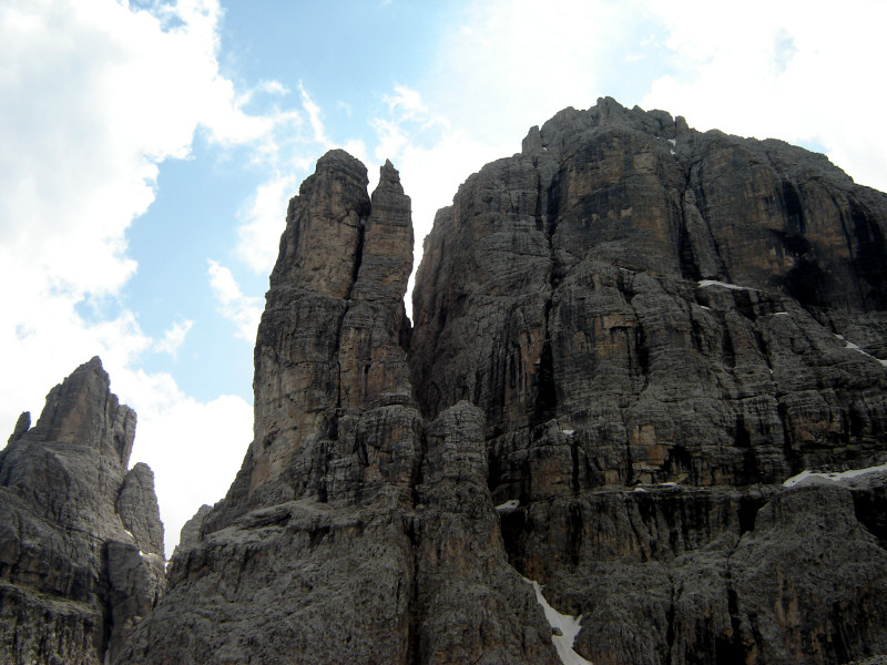 Sella Cima Pisciadù Mittagszeiger Pisciadùturm