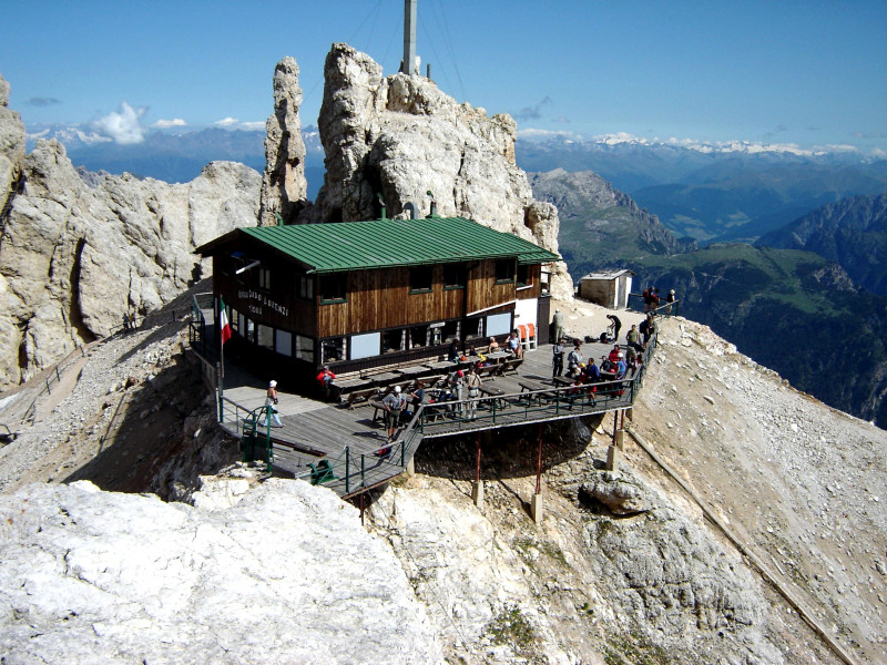 Rifugio Lorenzi Hütte Forcella Staunies