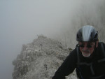 Nebel Rotwand-Klettersteig Rosengarten