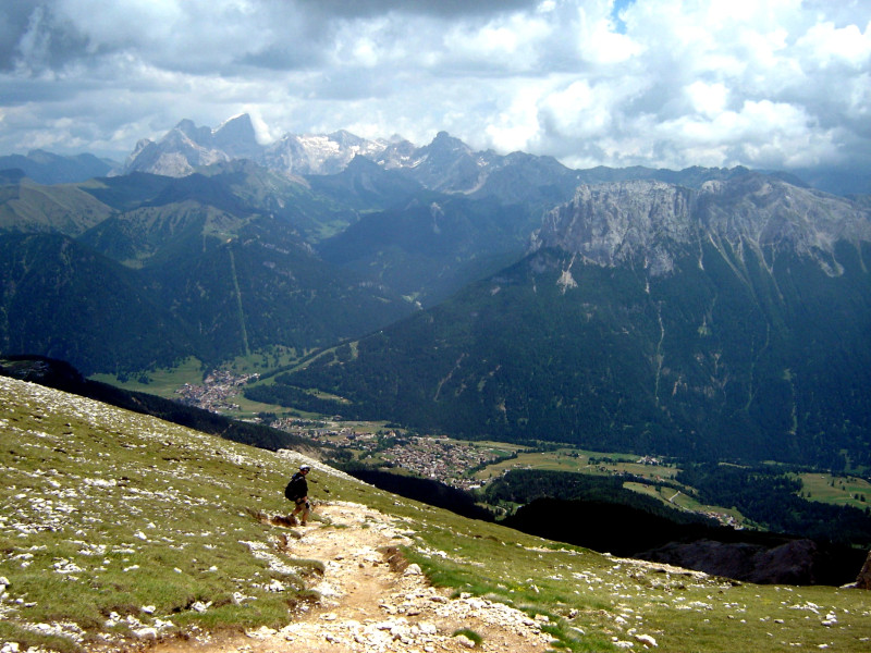 Rosengarten Dolomiten Rotwand Gipfel Fassatal
