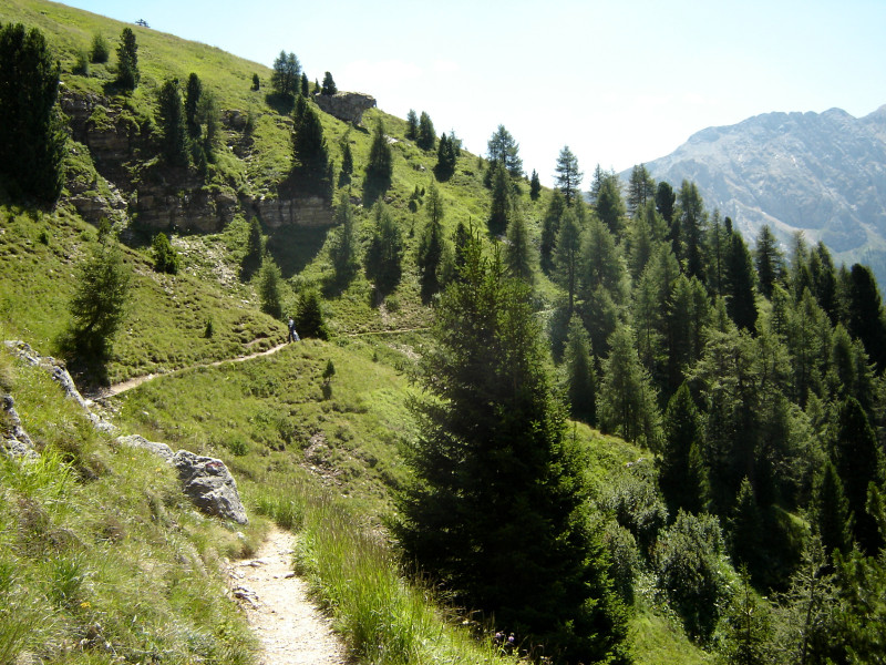 Rosengarten Dolomiten Panoramaweg Wandern