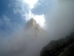 Nebel Rosengarten Dolomiten