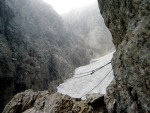 Eisrinne Santnerpass-Klettersteig Rosengarten