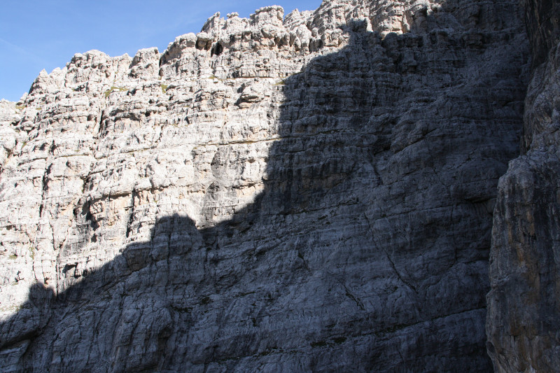 Zentrale Klettersteig-Passage Sentiero SOSAT