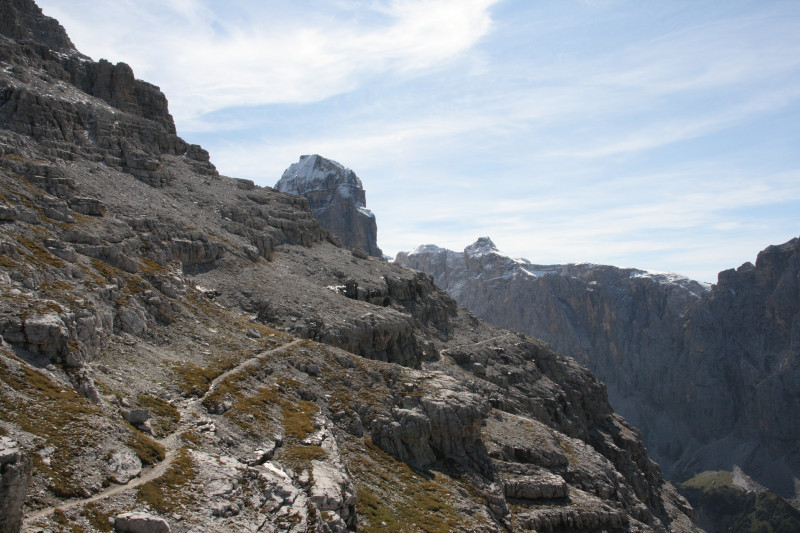 Westseitiger Panoramapfad im Sentiero SOSAT