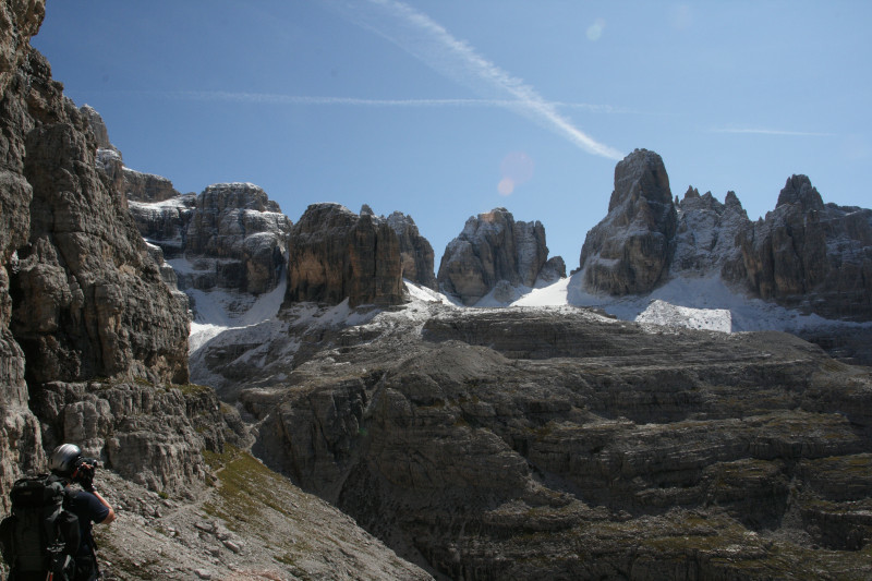 Atem beraubendes Panorama des Brenta-Hauptkamms