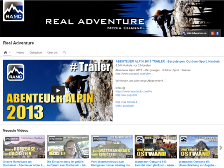 YouTube-Kanal Real Adventure