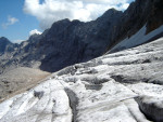 Höllentalferner Gletscherspalten
