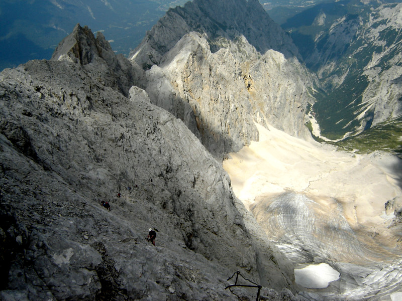 Zugspitze Höllental Klettersteig Riffelgrat